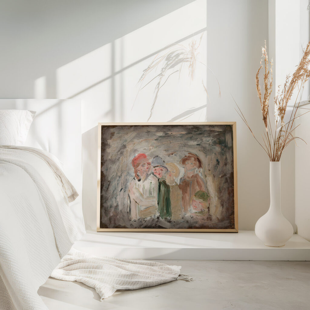 Five children 1925 Tadeusz Makowski 4 mockup