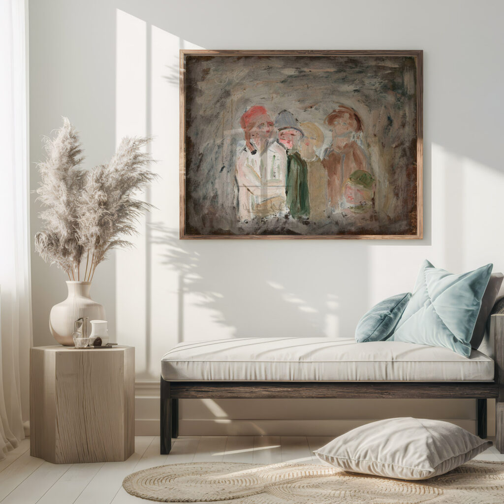 Five children 1925 Tadeusz Makowski 5 mockup