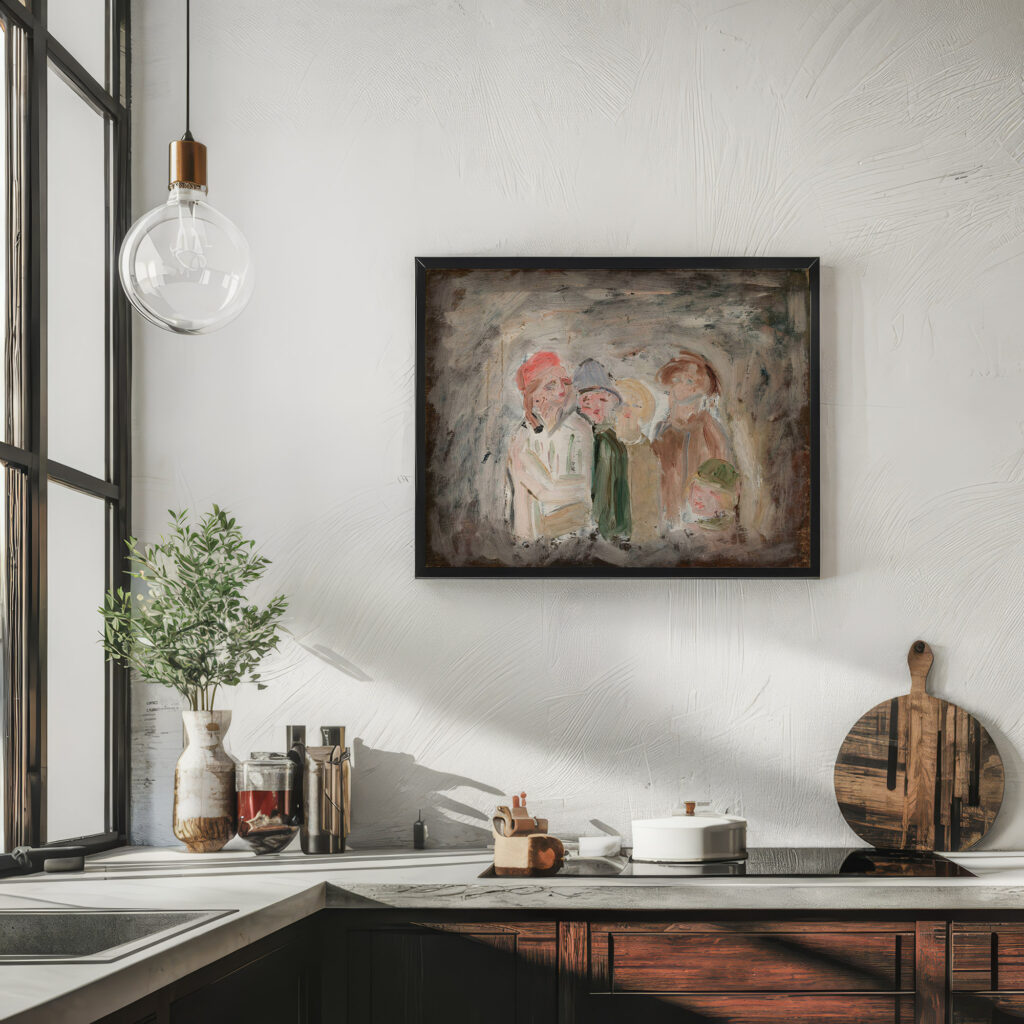 Five children 1925 Tadeusz Makowski 6 mockup