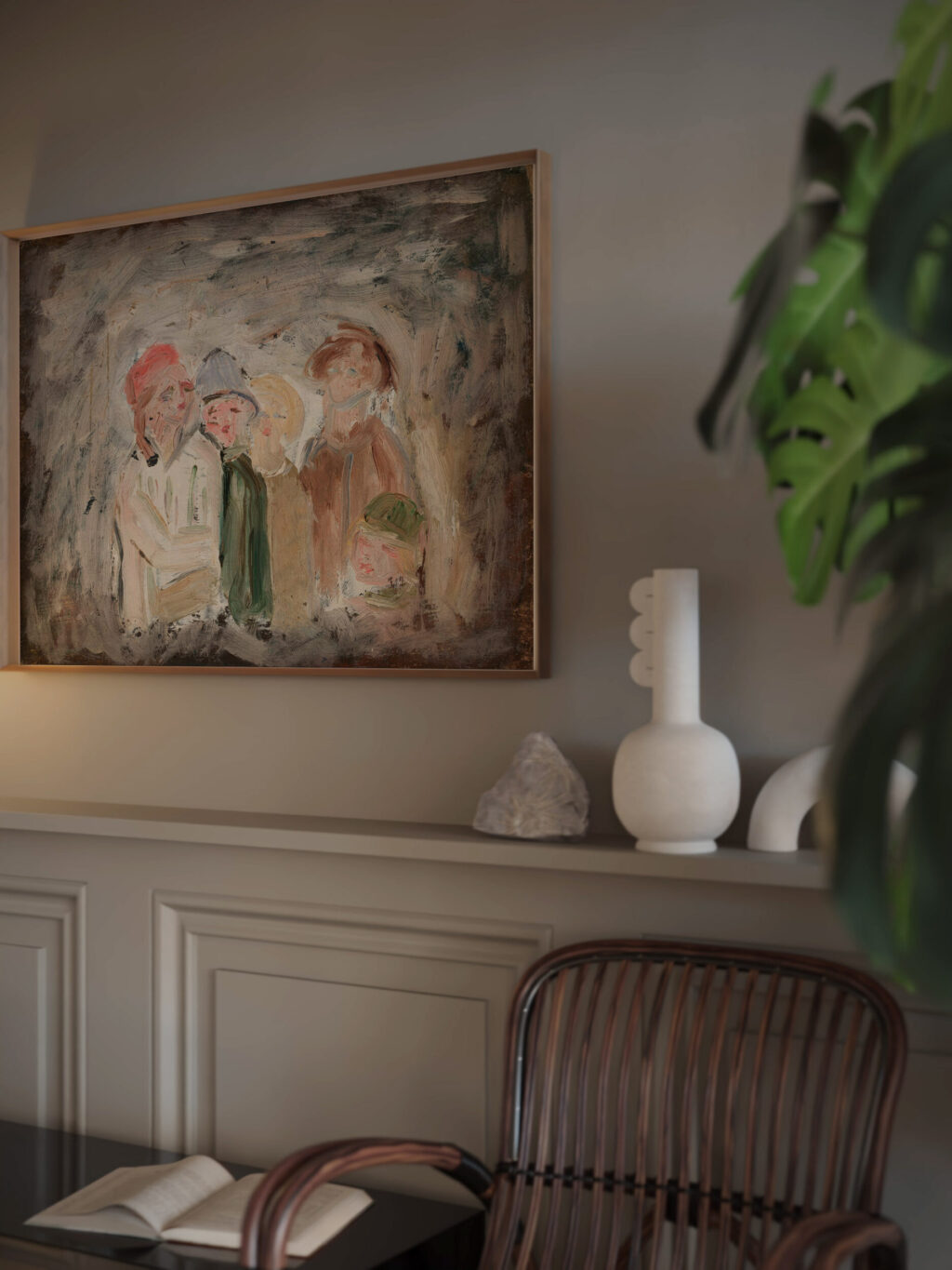 Five children 1925 Tadeusz Makowski video mockup