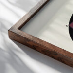 Five pairs of Complementary Colours forming a Chromatic Circle. Each Colour has its Complementary directly opposite 1912 James Ward close up dark wood mockup