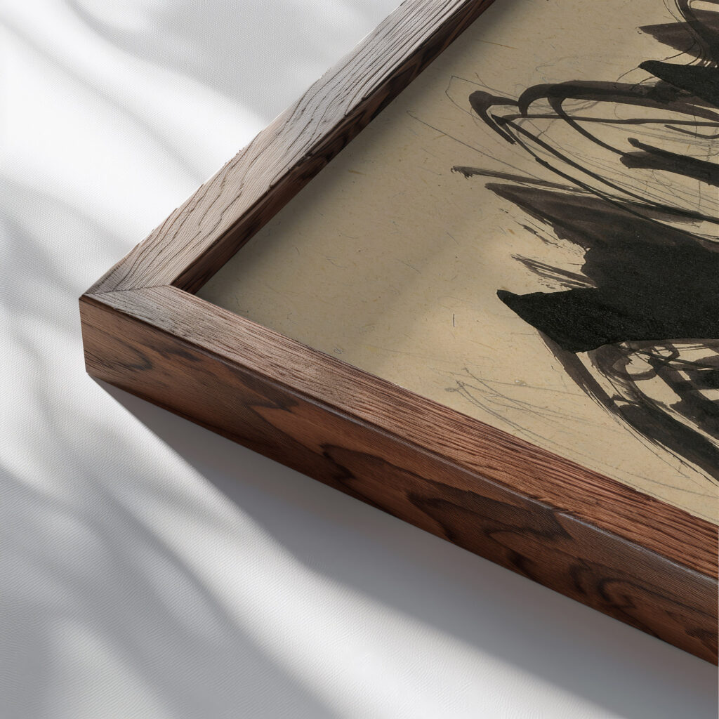 Flag Bearer 1940–1944 Jan Novak close up dark wood mockup