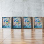 Flags 1918 Theodore Earl Butler framed posters mockup