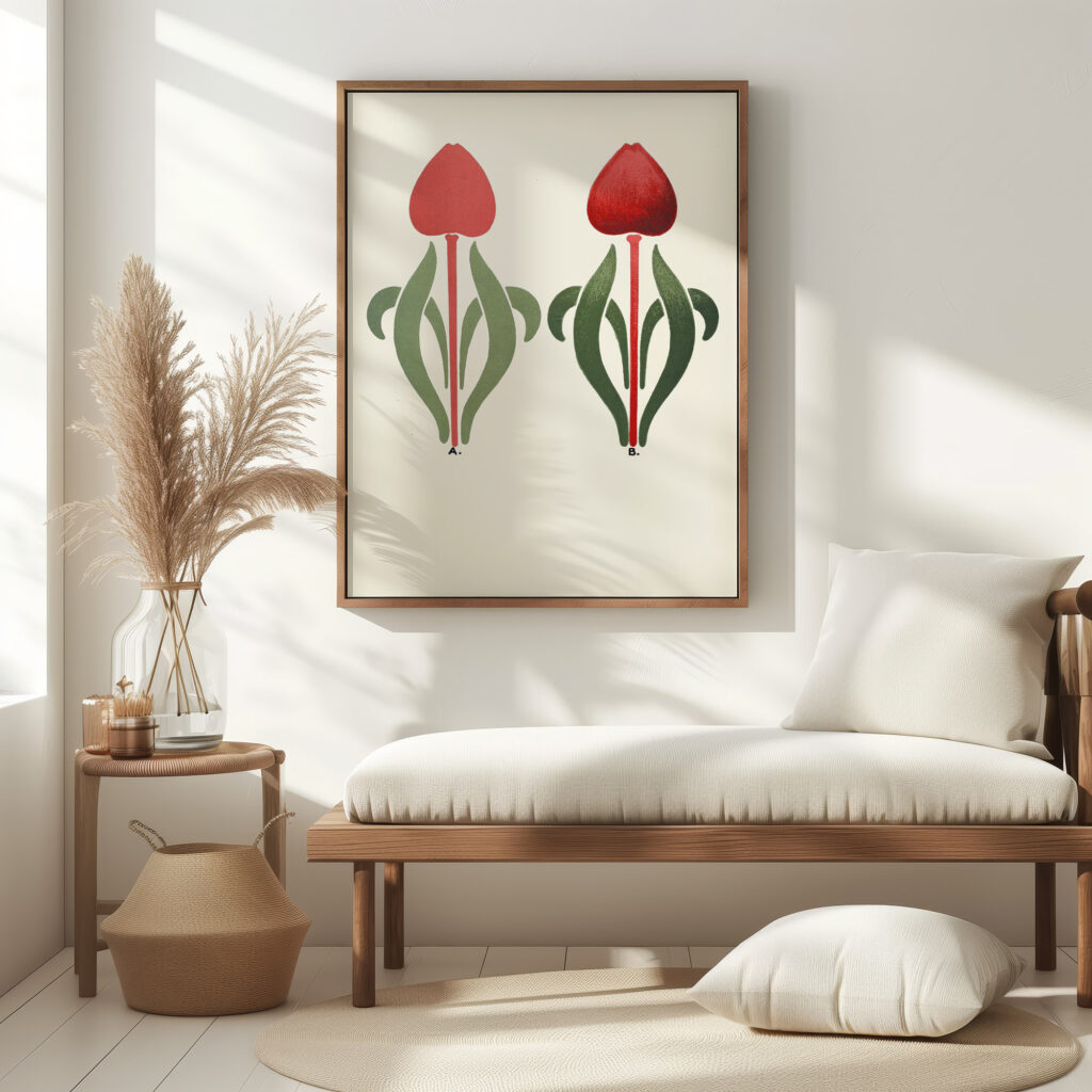 Flat and Uniform Application of Colours at A and Gradated Effect of the same Coloursused with a Full Brush at B 1912 James Ward 5 mockup