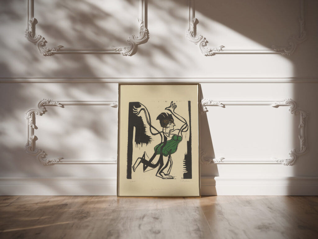 Flattertanz 1930 Ernst Ludwig Kirchner video mockup