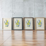 Fleurs Texte Et Vingt Six Planches En Couleurs Pl 03 1929 Serge Gladky framed posters mockup