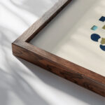 Fleurs Texte Et Vingt Six Planches En Couleurs Pl 06 1929 Serge Gladky close up dark wood mockup