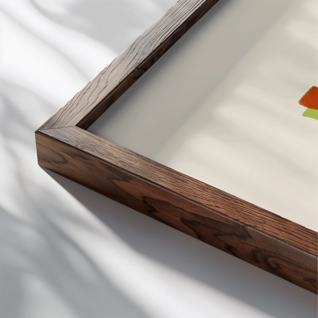 Fleurs Texte Et Vingt Six Planches En Couleurs Pl 12 1929 Serge Gladky close up dark wood mockup