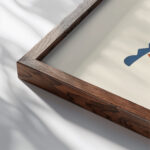 Fleurs Texte Et Vingt Six Planches En Couleurs Pl 13 1929 Serge Gladky close up dark wood mockup