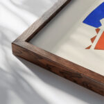 Fleurs Texte Et Vingt Six Planches En Couleurs Pl 14 1929 Serge Gladky close up dark wood mockup