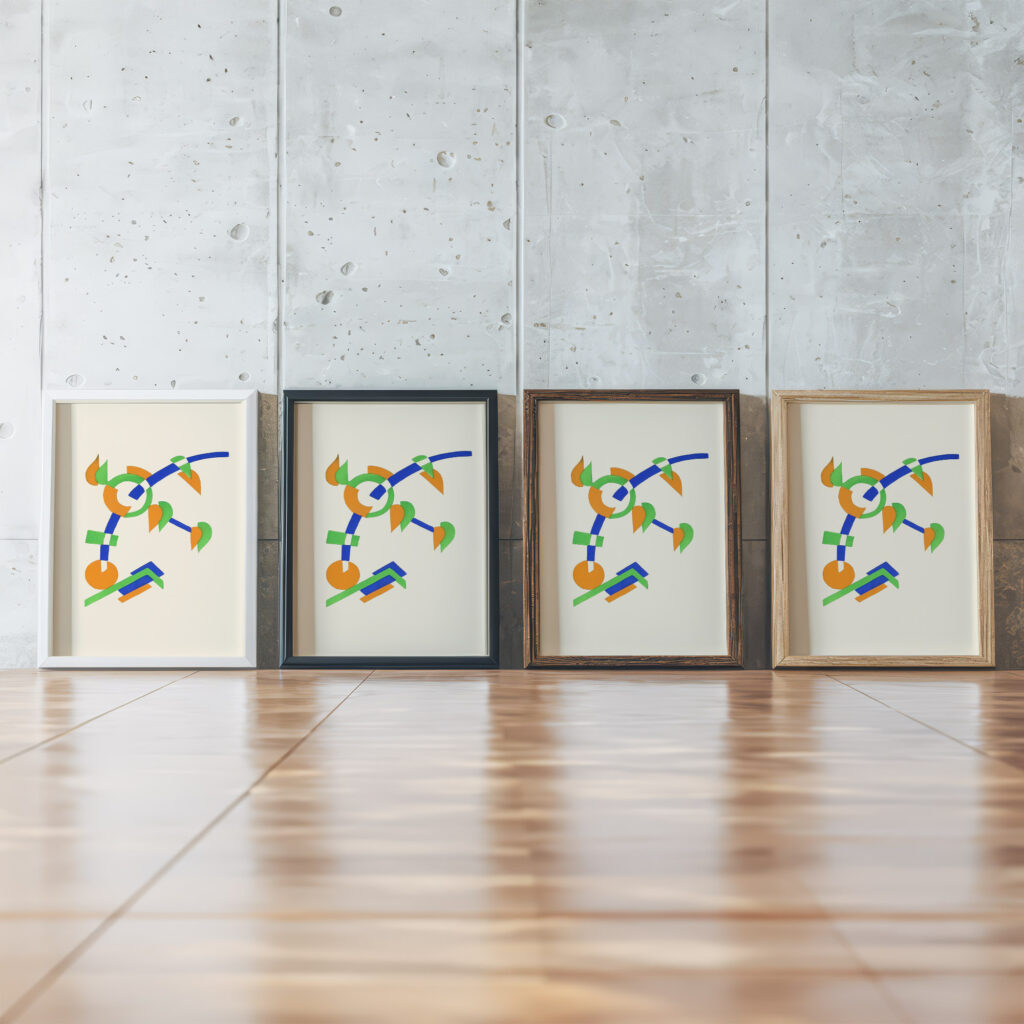 Fleurs Texte Et Vingt Six Planches En Couleurs Pl 16 1929 Serge Gladky framed posters mockup