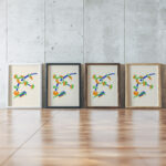 Fleurs Texte Et Vingt Six Planches En Couleurs Pl 16 1929 Serge Gladky framed posters mockup