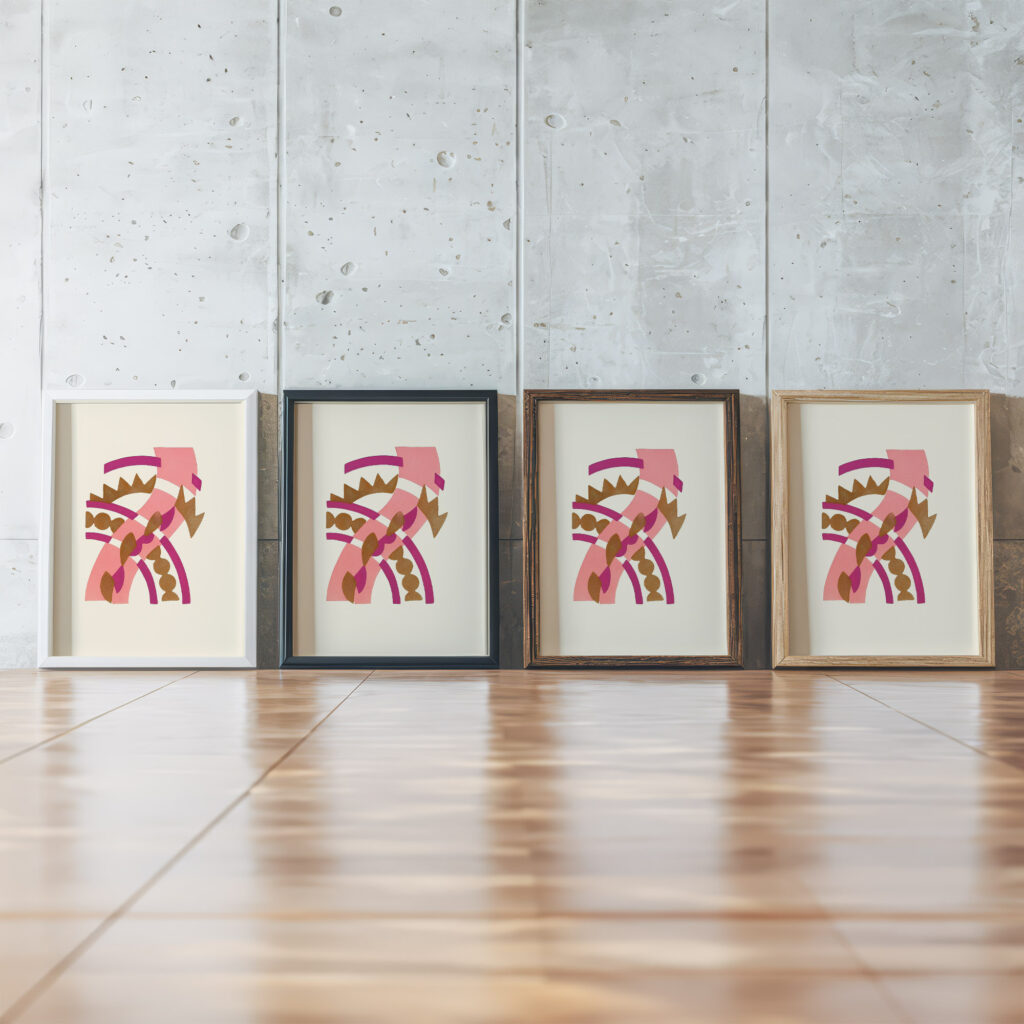 Fleurs Texte Et Vingt Six Planches En Couleurs Pl 20 1929 Serge Gladky framed posters mockup