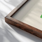 Fleurs Texte Et Vingt Six Planches En Couleurs Pl 21 1929 Serge Gladky close up dark wood mockup