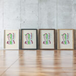 Fleurs Texte Et Vingt Six Planches En Couleurs Pl 21 1929 Serge Gladky framed posters mockup