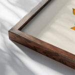 Fleurs Texte Et Vingt Six Planches En Couleurs Pl 22 1929 Serge Gladky close up dark wood mockup