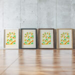 Fleurs Texte Et Vingt Six Planches En Couleurs Pl 22 1929 Serge Gladky framed posters mockup