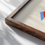 Fleurs Texte Et Vingt Six Planches En Couleurs Pl 23 1929 Serge Gladky close up dark wood mockup