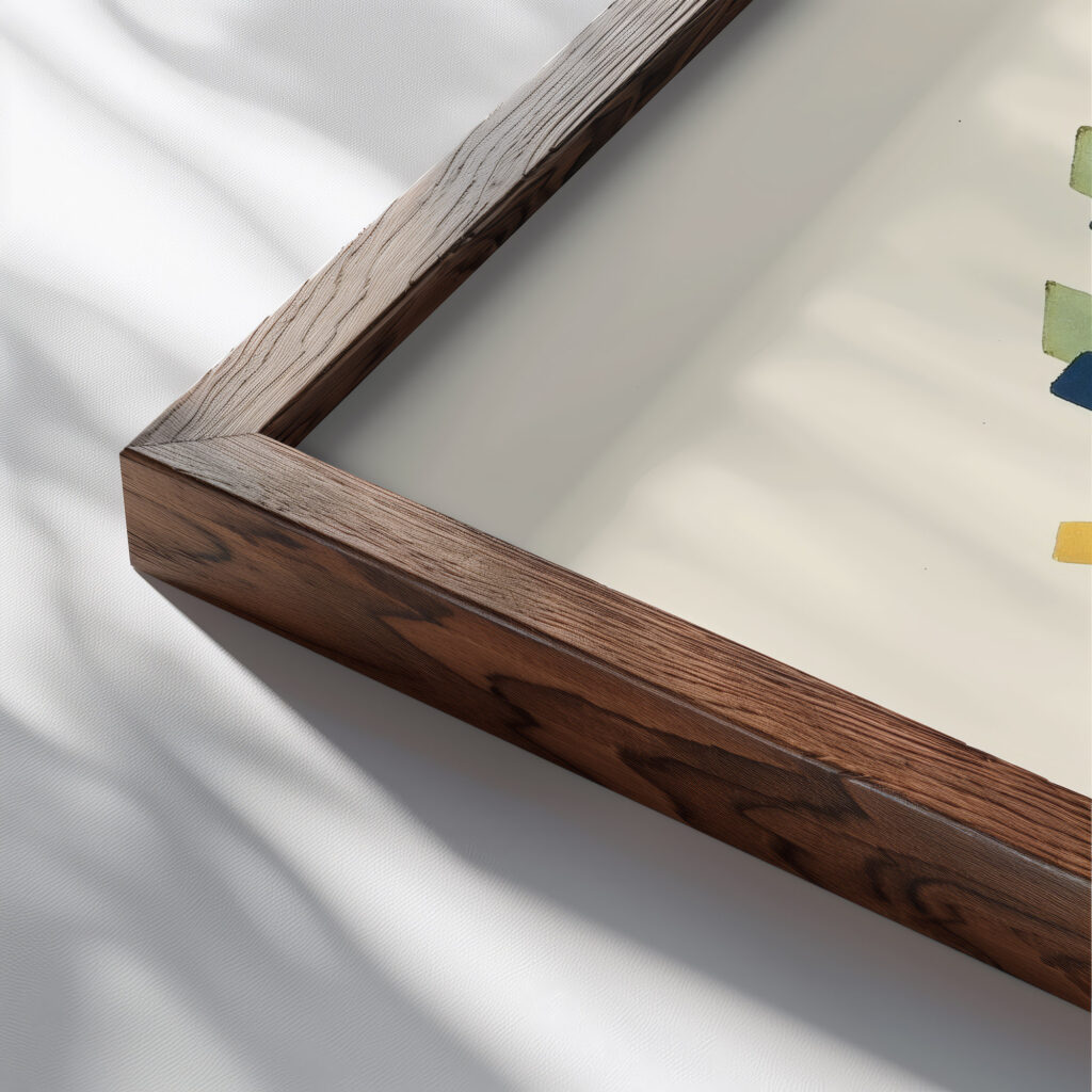 Fleurs Texte Et Vingt Six Planches En Couleurs Pl 25 1929 Serge Gladky close up dark wood mockup