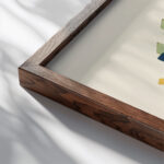 Fleurs Texte Et Vingt Six Planches En Couleurs Pl 25 1929 Serge Gladky close up dark wood mockup