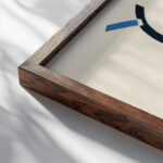 Fleurs Texte Et Vingt Six Planches En Couleurs Pl 26 1929 Serge Gladky close up dark wood mockup