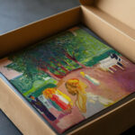 Flirting in the Park 1942 Edvard Munch video mockup