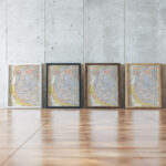 Floraal ornament 1918 02 10 Theo Colenbrander framed posters mockup