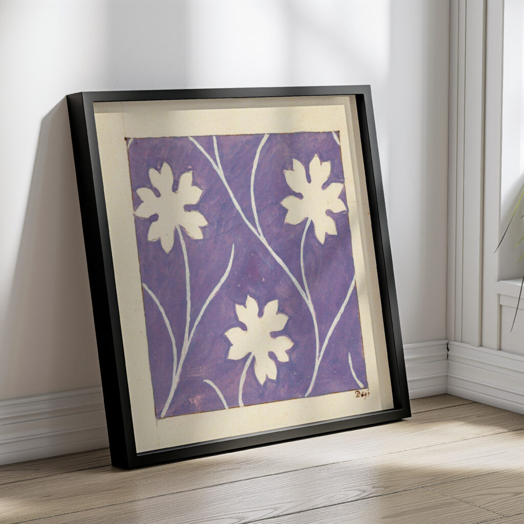 Floral design for printed textile 1800–1818 Unknown 1 4 mockup