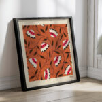 Floral design for printed textile 1800–1818 Unknown 4 mockup