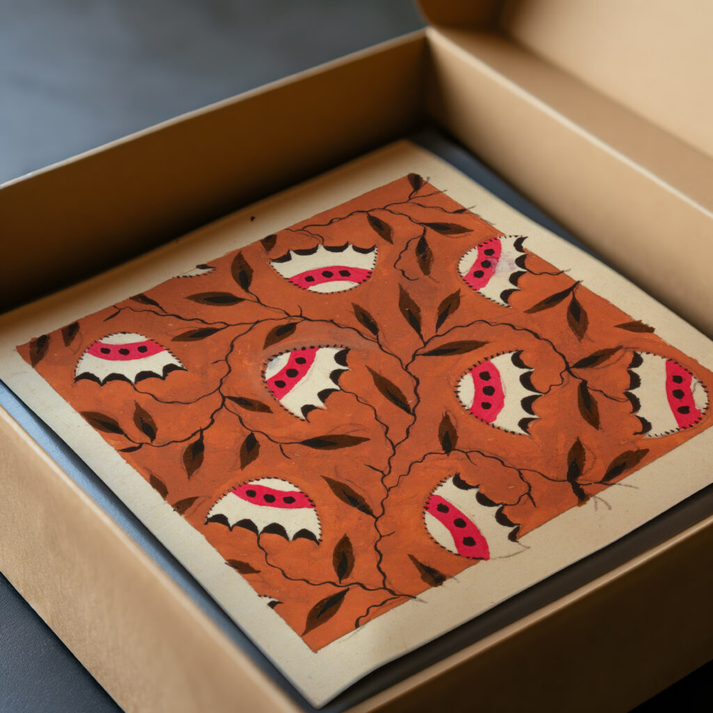 Floral design for printed textile 1800–1818 Unknown video mockup