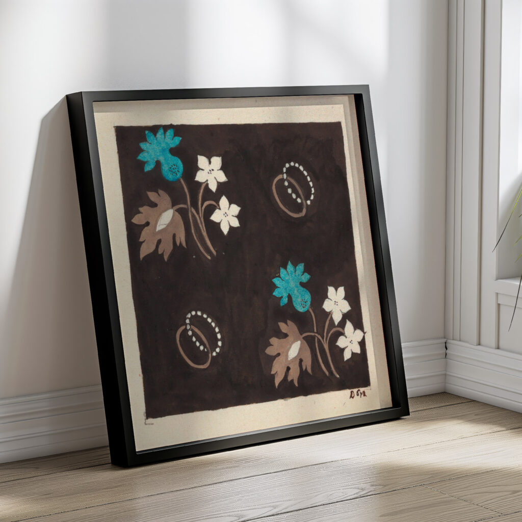 Floral design for printed textile II 1800–1818 Unknown 4 mockup