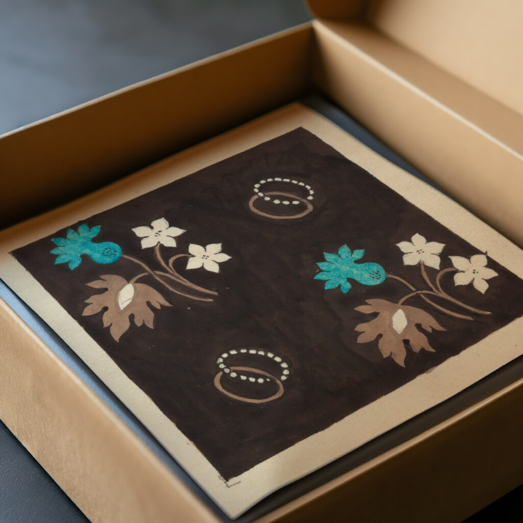 Floral design for printed textile II 1800–1818 Unknown video mockup