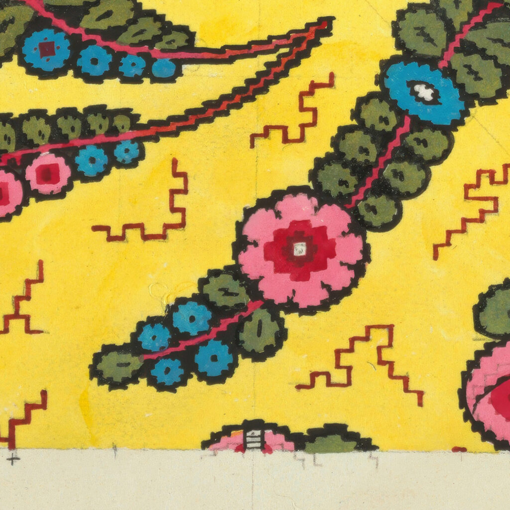 Floral design for printed textiles III 1800–1818 Unknown 8 mockup