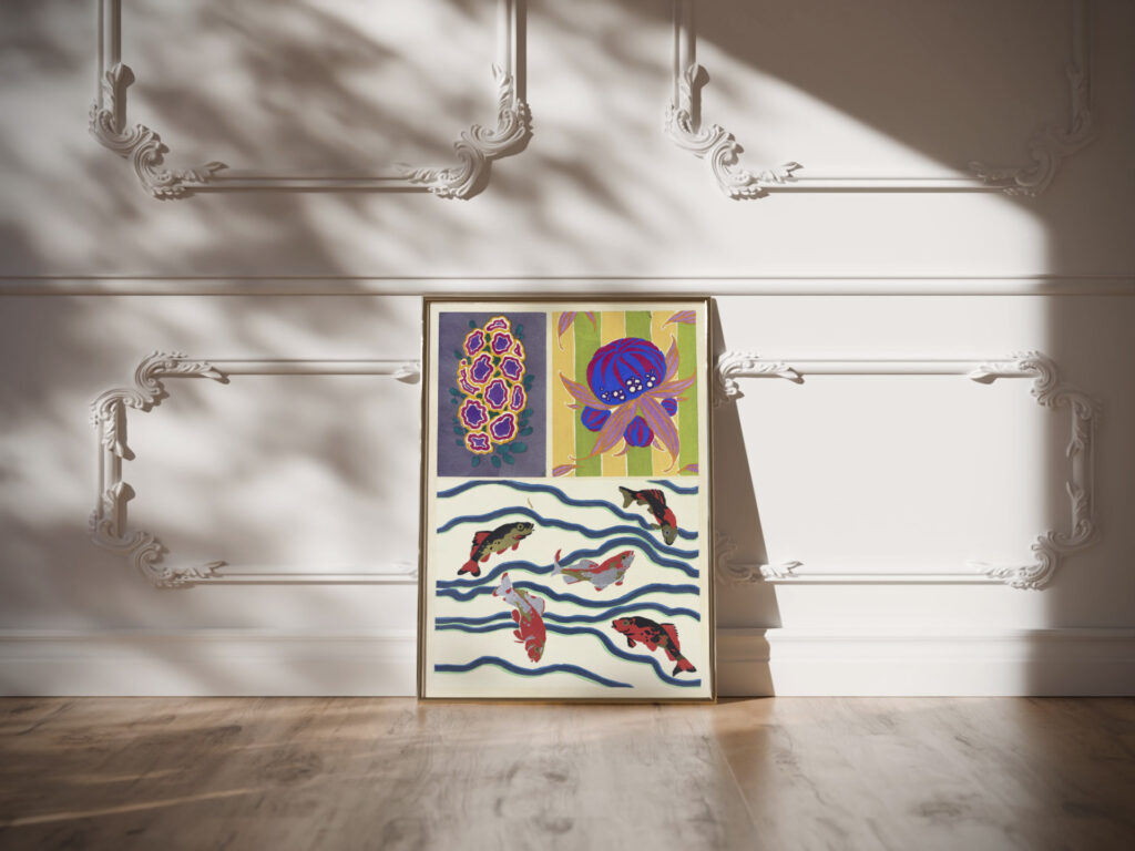 Floreal dessins coloris nouveaux Pl.01 1925 Emile Allain Seguy video mockup