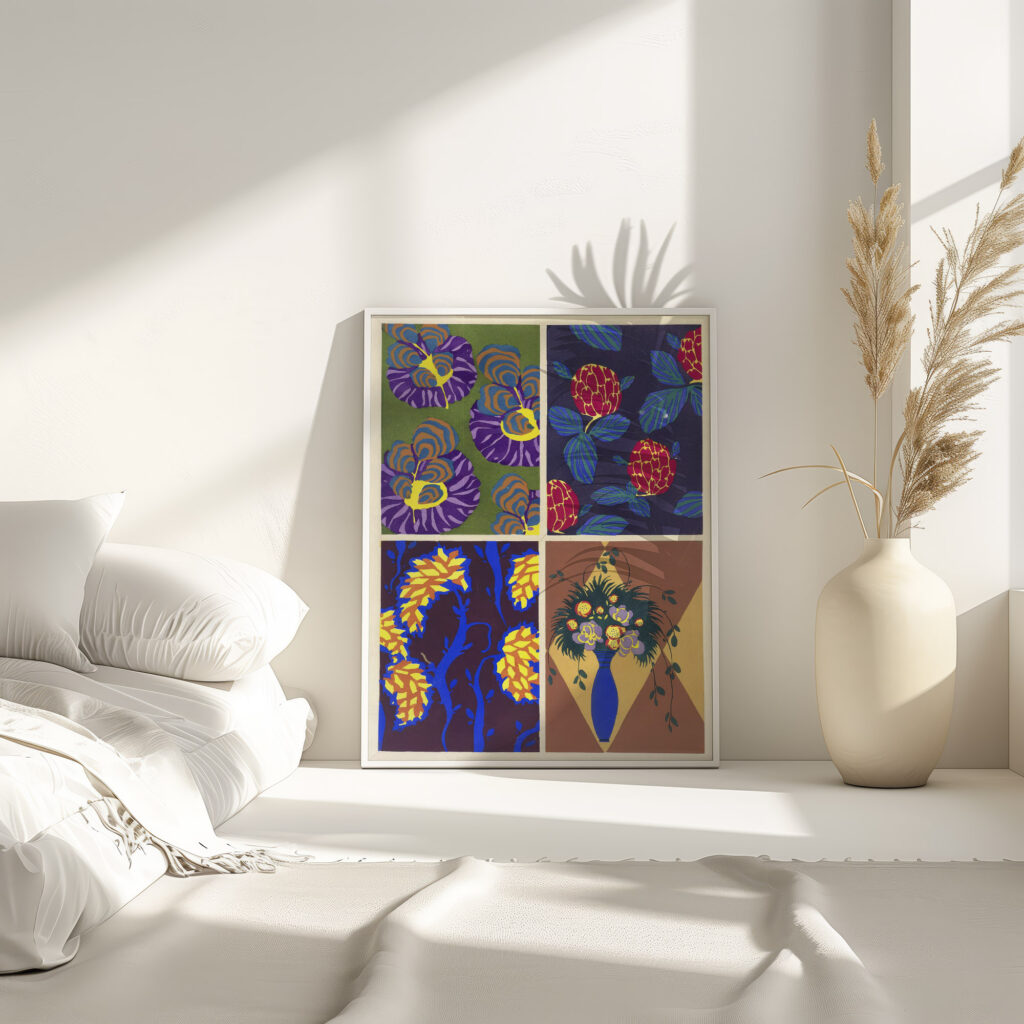 Floreal dessins coloris nouveaux Pl.02 1925 Emile Allain Seguy 4 mockup