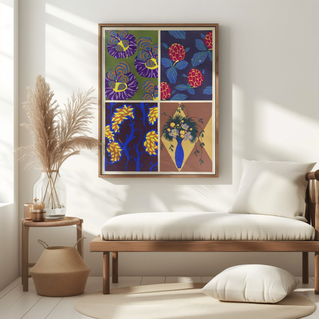 Floreal dessins coloris nouveaux Pl.02 1925 Emile Allain Seguy 5 mockup