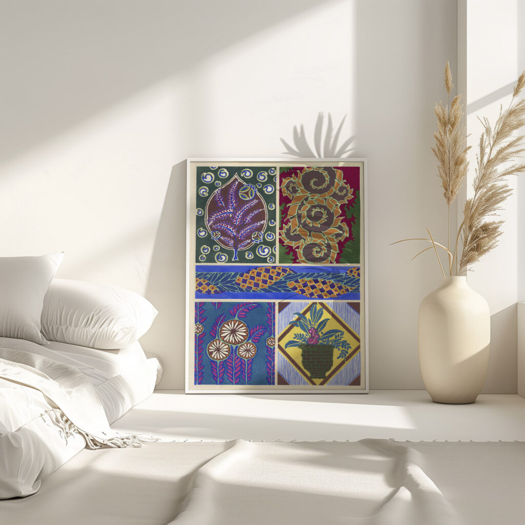 Floreal dessins coloris nouveaux Pl.05 1925 Emile Allain Seguy 4 mockup