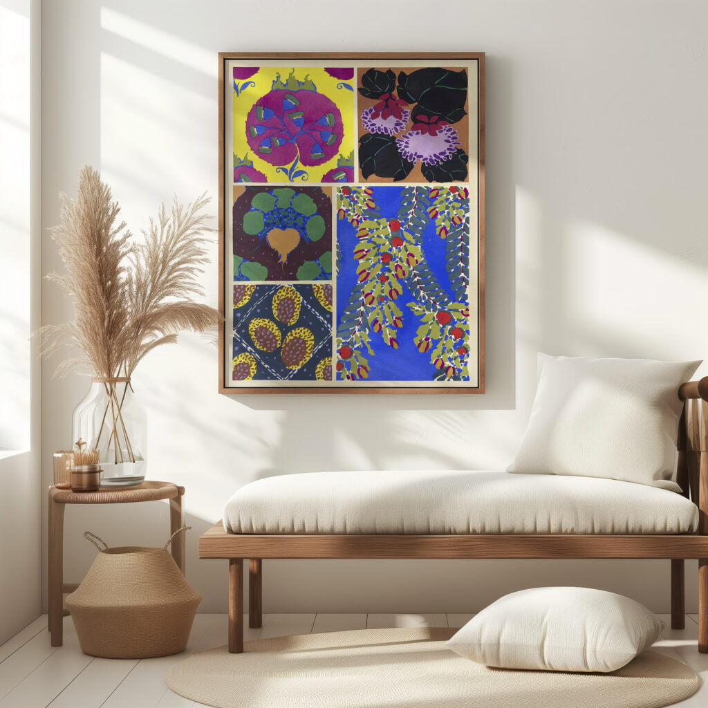 Floreal dessins coloris nouveaux Pl.07 1925 Emile Allain Seguy 5 mockup