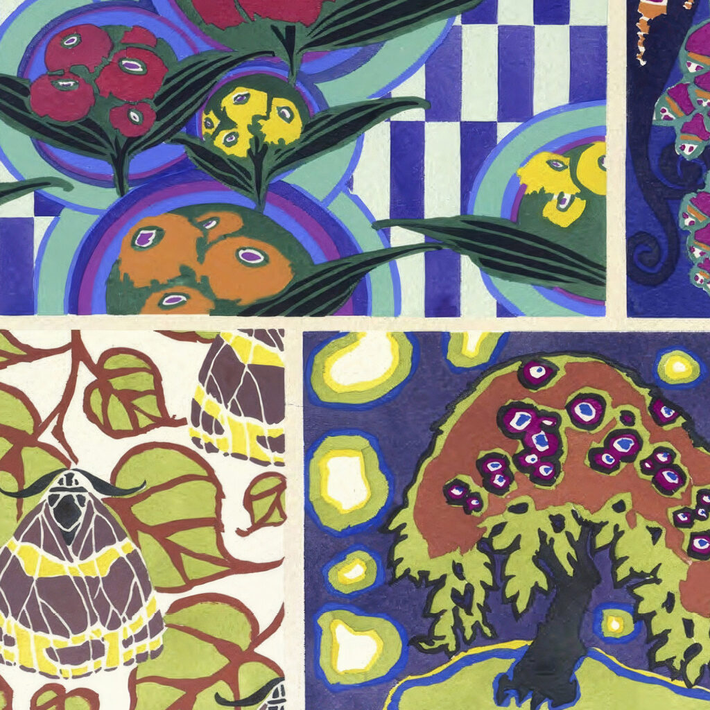 Floreal dessins coloris nouveaux Pl.08 1925 Emile Allain Seguy 8 mockup