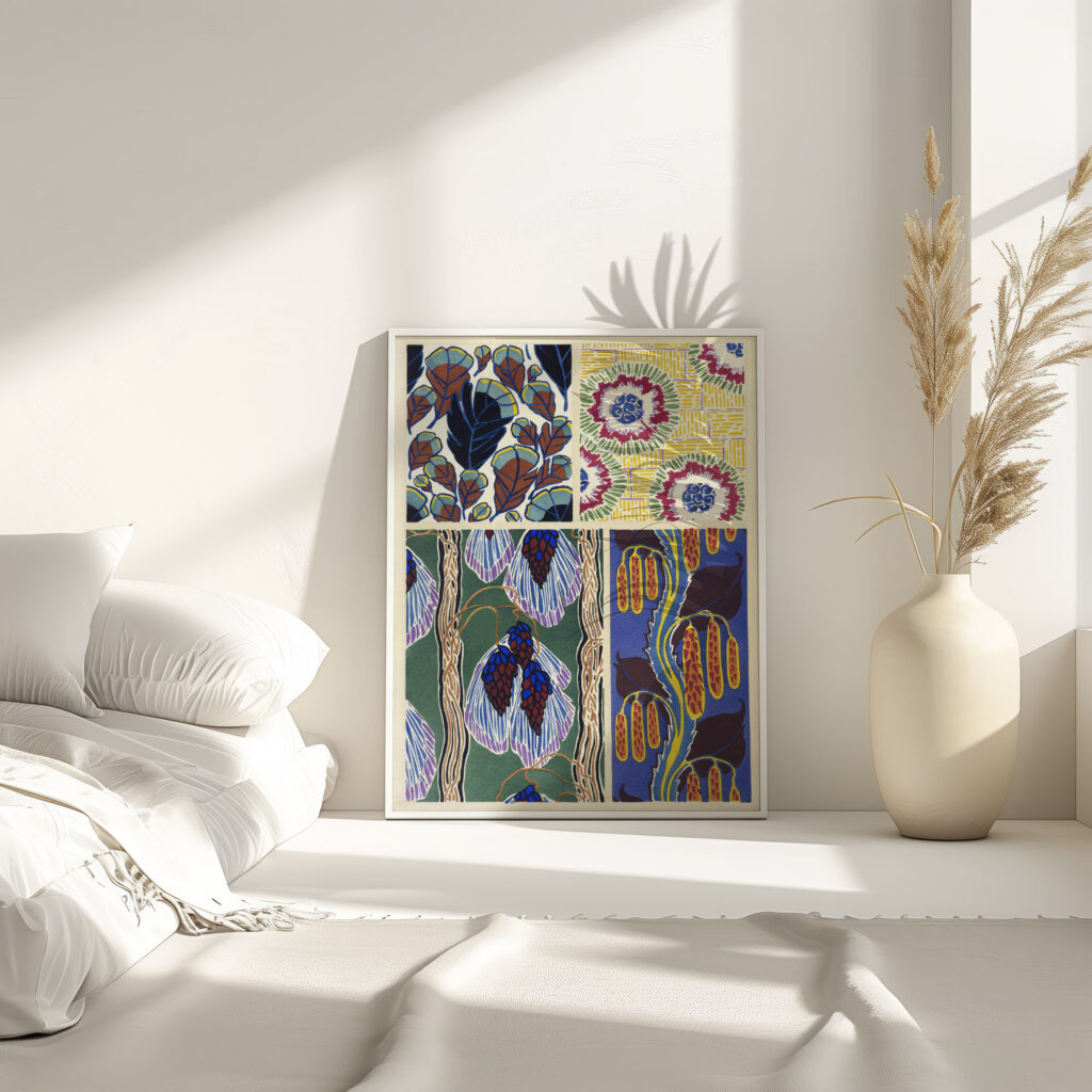 Floreal dessins coloris nouveaux Pl.09 1925 Emile Allain Seguy 4 mockup