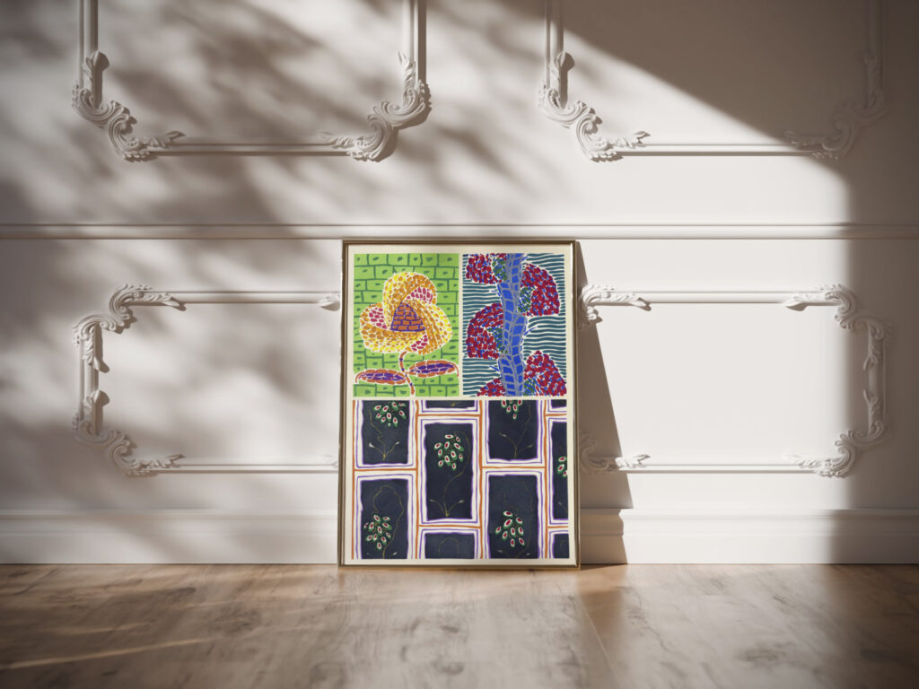 Floreal dessins coloris nouveaux Pl.12 1925 Emile Allain Seguy video mockup