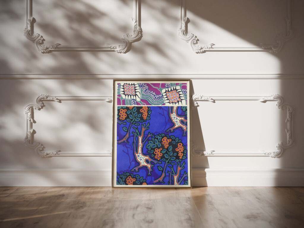 Floreal dessins coloris nouveaux Pl.17 1925 Emile Allain Seguy video mockup