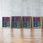 Floreal dessins coloris nouveaux Pl.18 1925 Emile Allain Seguy framed posters mockup