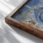 Florians Cafe Venice 1910 Francis Campbell Boileau Cadell 1 close up dark wood mockup