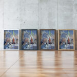 Florians Cafe Venice 1910 Francis Campbell Boileau Cadell 1 framed posters mockup