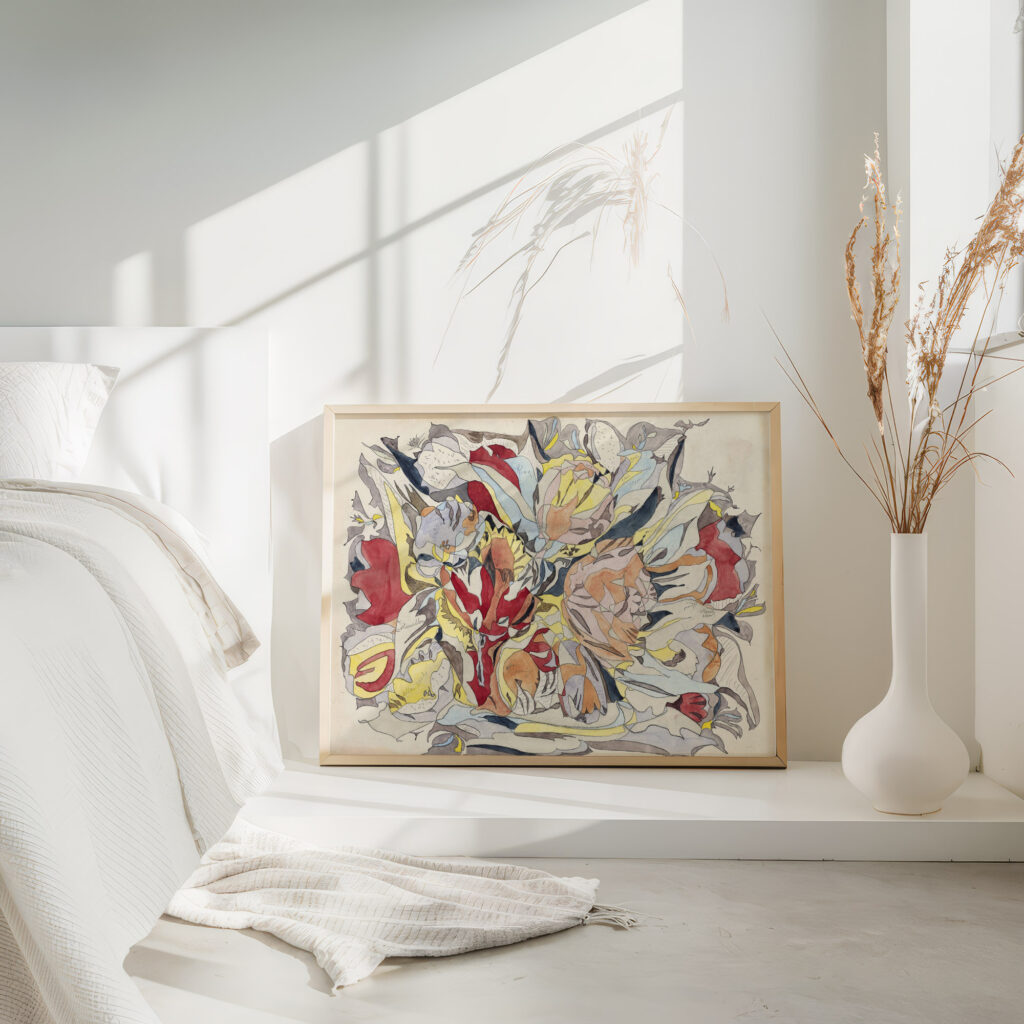 Flower Market 1917 Theo Colenbrander 4 mockup