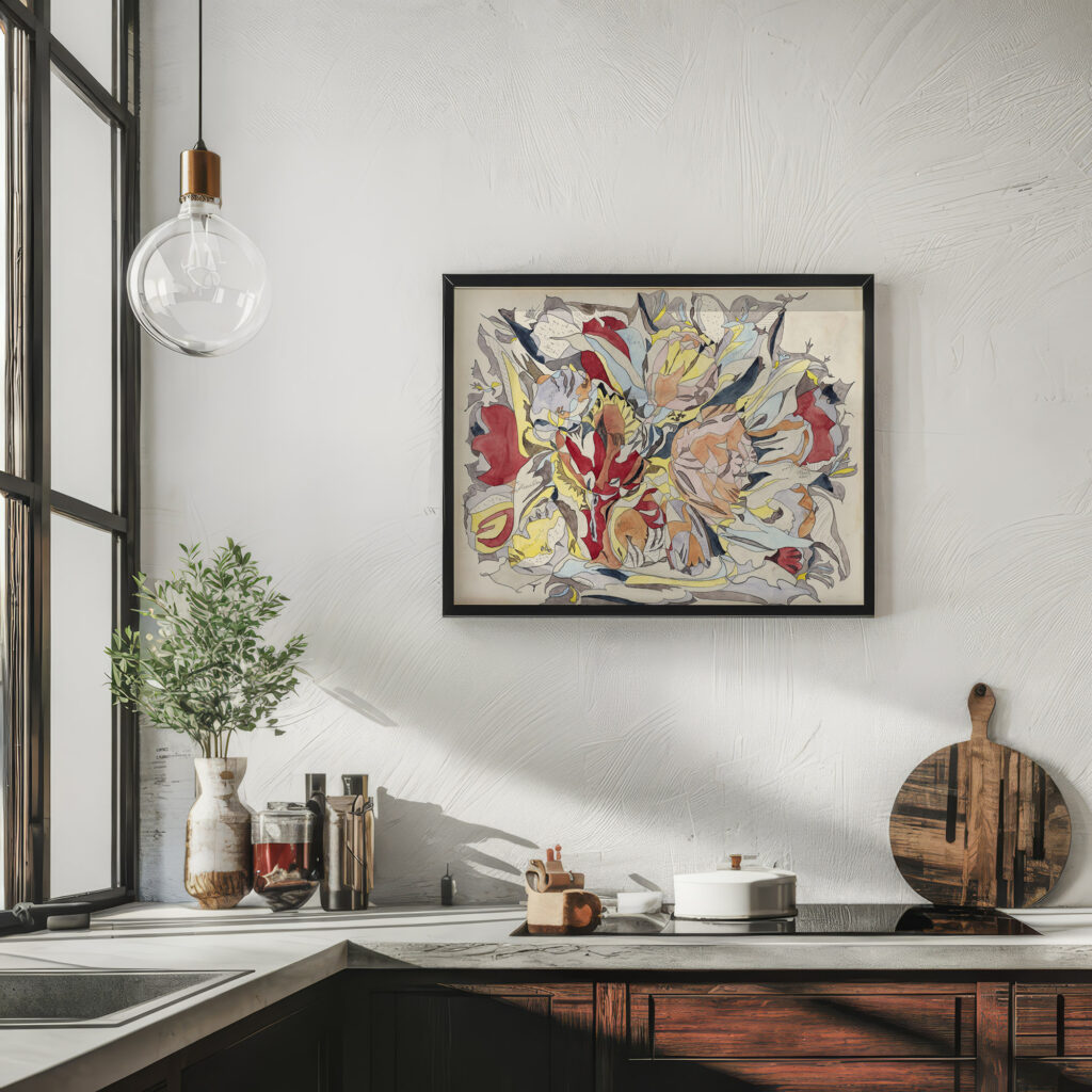 Flower Market 1917 Theo Colenbrander 6 mockup