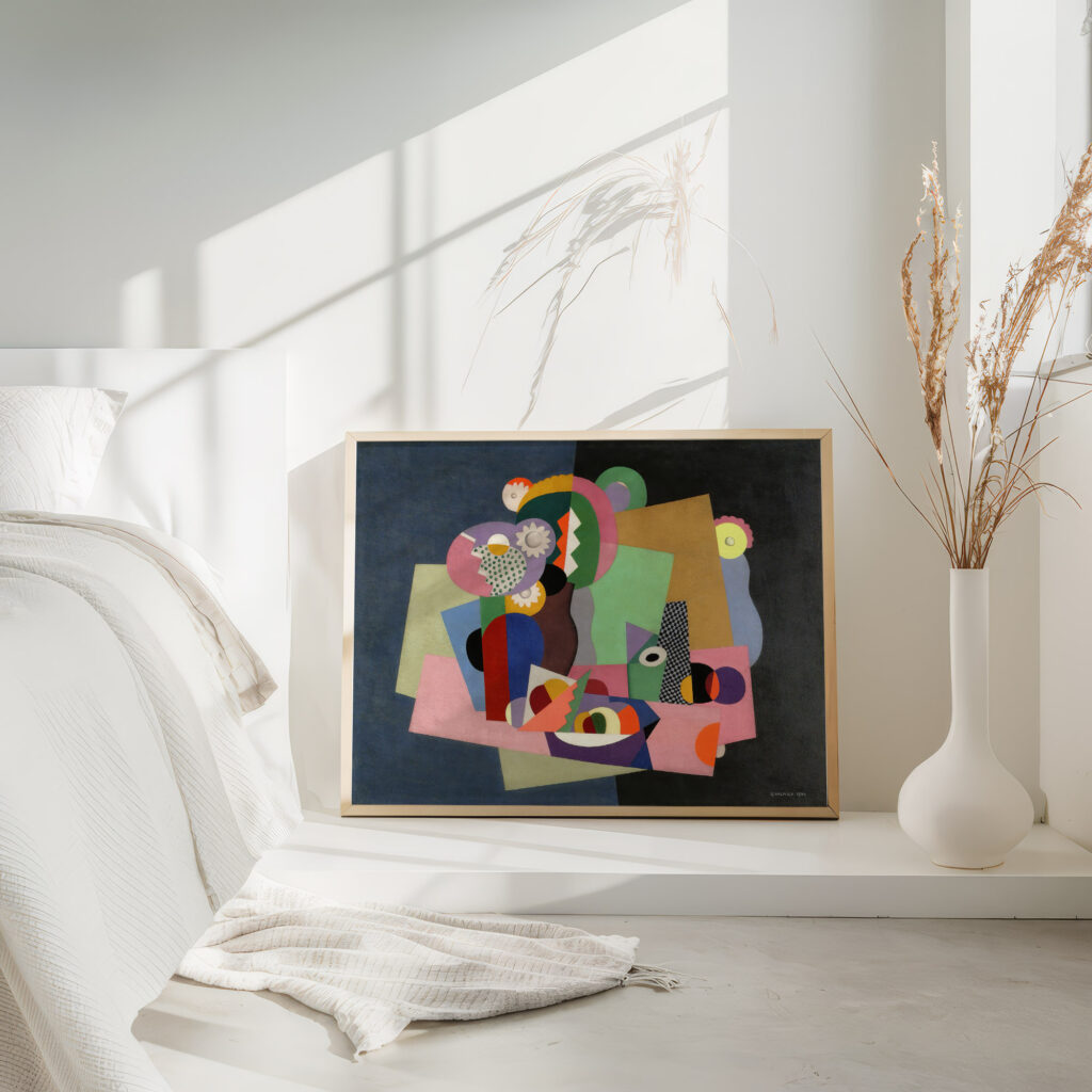 Flowers and fruit 1924 Georges Valmier 4 mockup