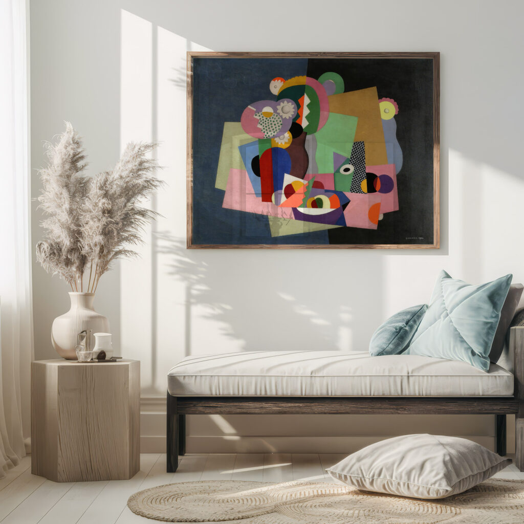 Flowers and fruit 1924 Georges Valmier 5 mockup