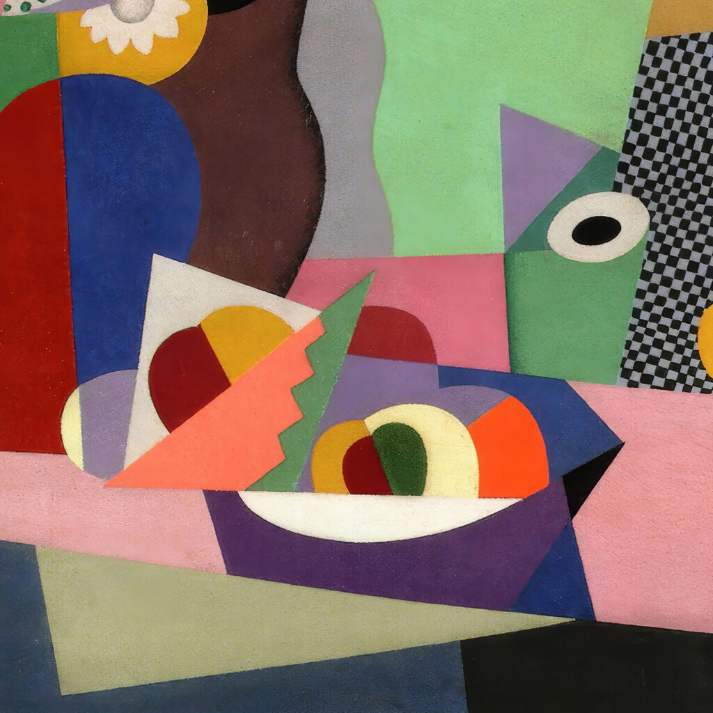 Flowers and fruit 1924 Georges Valmier 8 mockup